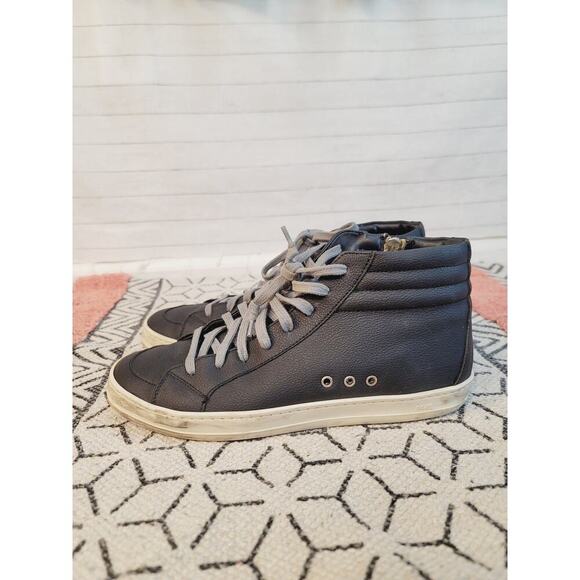 P448 Skate Recycled Black Sneakers sz 38 EU/ 7.5-8 US - Picture 1 of 16